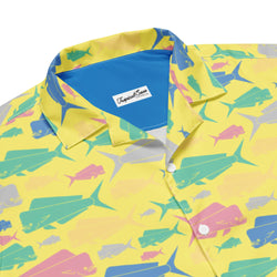 Dorado Fish Island Button Down Hawaiian Shirt