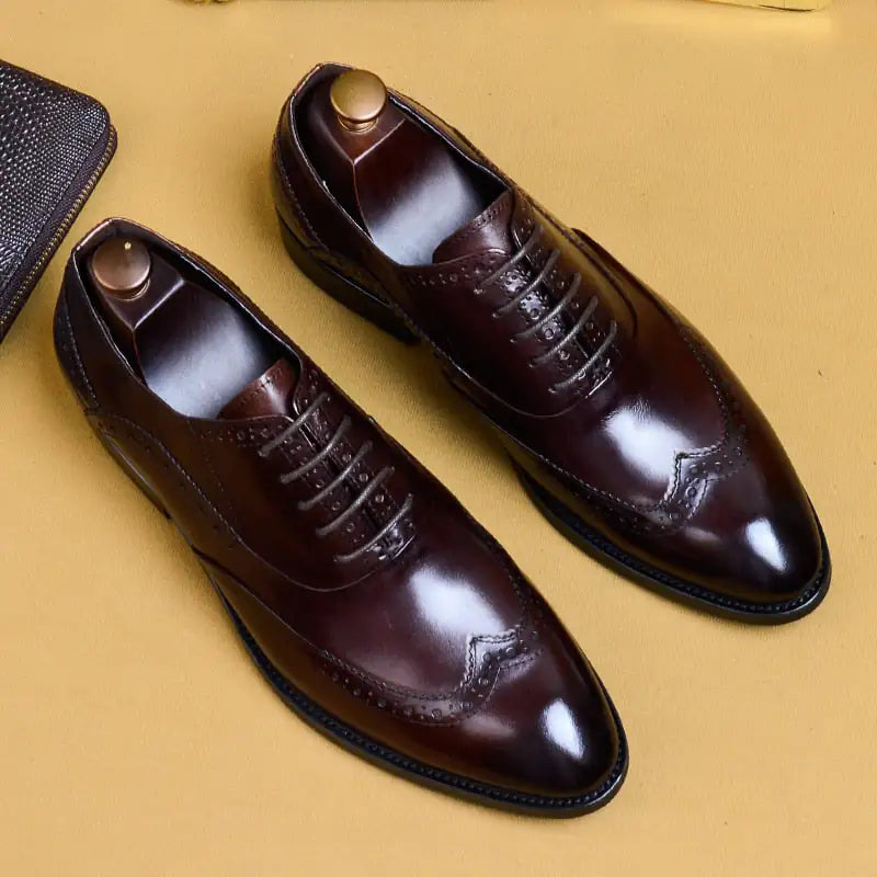 Genuine Leather Formal Oxford Shoes