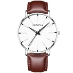 Men's Minimalist Stainless Steel Watch