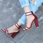 Elegant Hollow High Heel Sandals