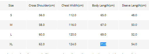 Rainbow Graffiti Fire Flame Print Denim Jacket Size Chart