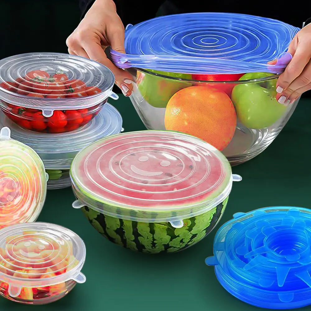 Kitchen Microwave Bowl Silicone Lid