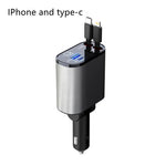 Retractable USB Travel Fast Charge Cord