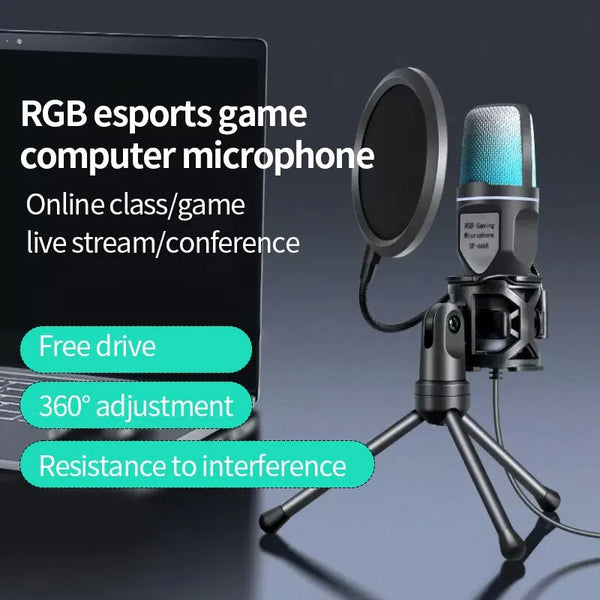 RGB Esports Game Computer Microphone