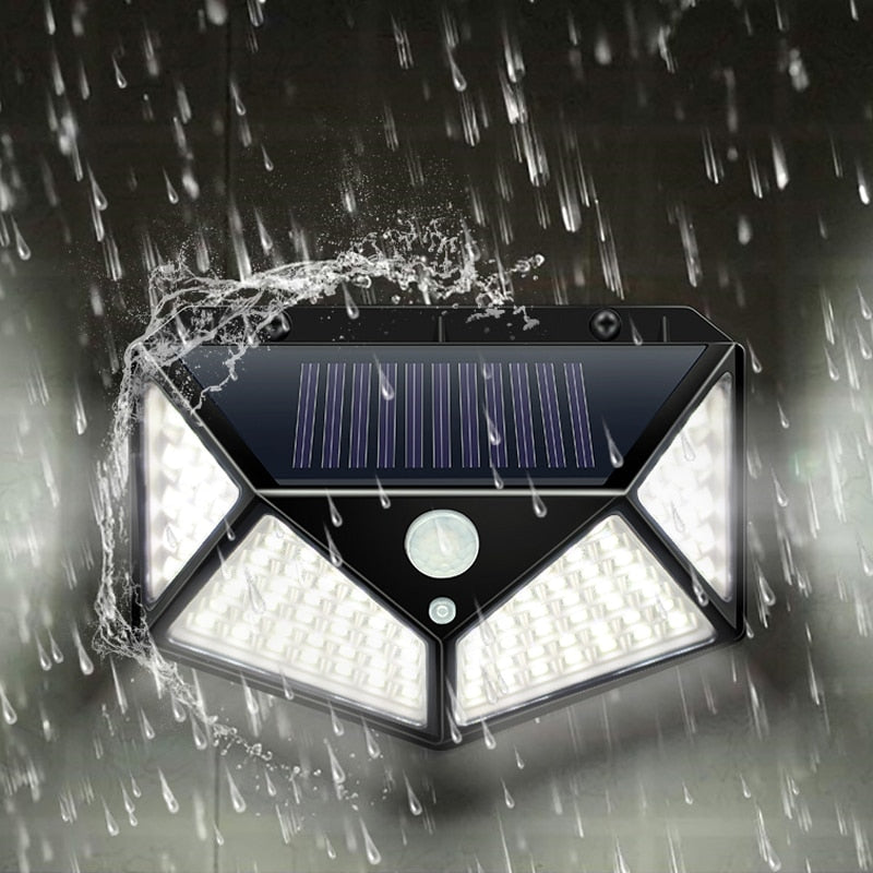 Solar Powered Motion Sensor LED Light
