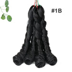 Spiral Curl Synthetic Hair Braids