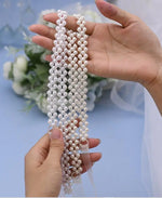 White Pearl Bridal Wedding Belt