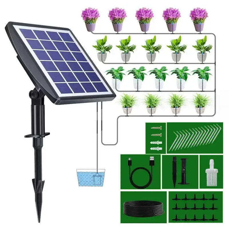 Solar Powered Garden Auto-Watering System