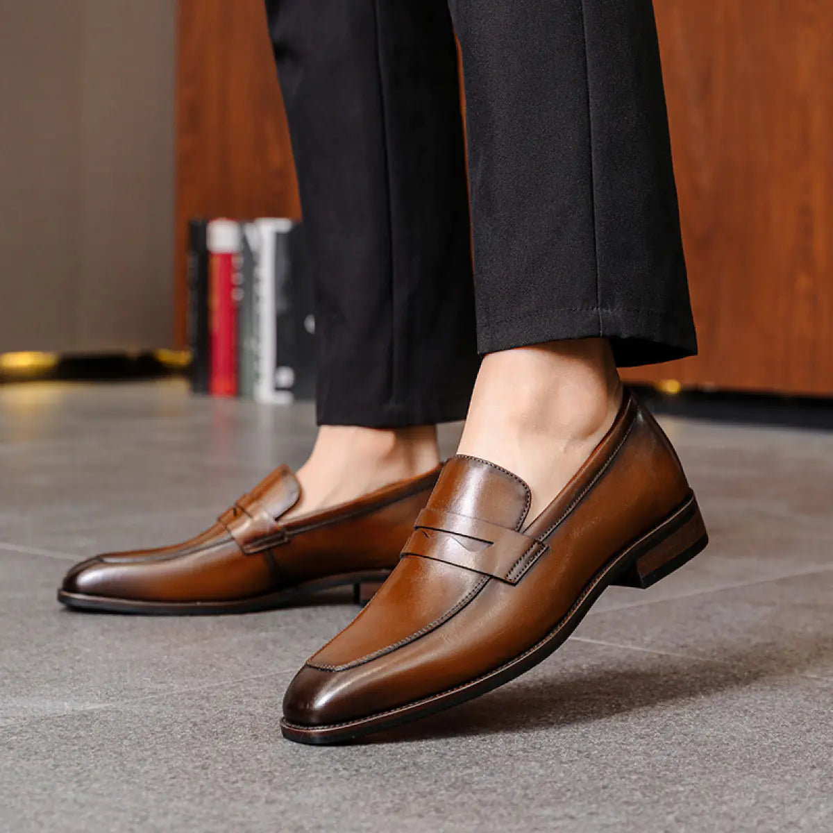 Refined Leather Shoes for Office and Beyond