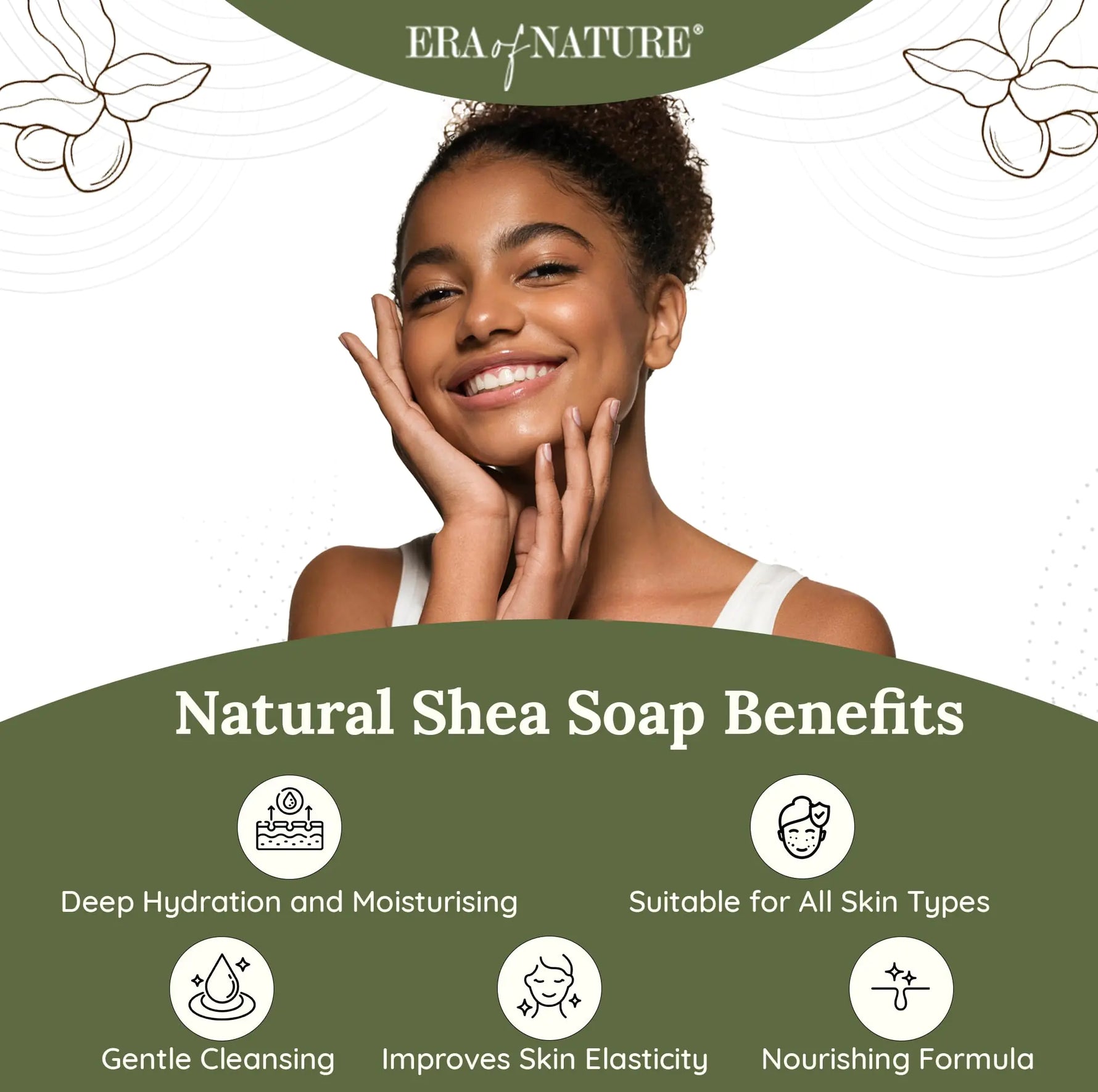 Organic Shea Butter Natural Soap Bar