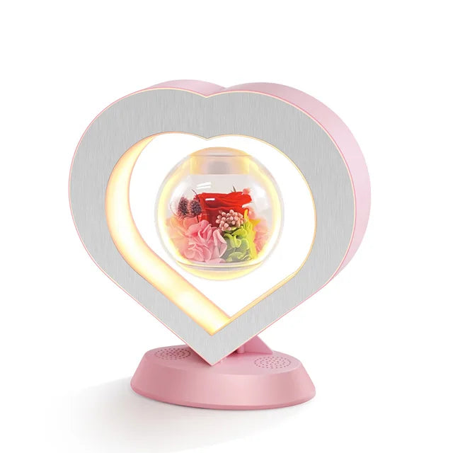 Heart-Shaped Floating LED Night Light