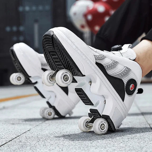 4 Wheels Roller Skate Shoes For Kids for indoor use