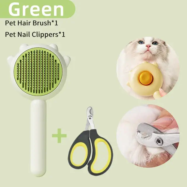 Pet Grooming Kit With Massage Comb