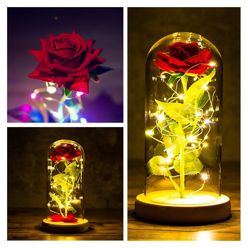 Enchanted Galaxy Rose LED Light