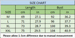 Men's Stylish Short Sleeve T-Shirt Size Chart