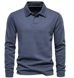 Men's Long Sleeve Solid Colour Top