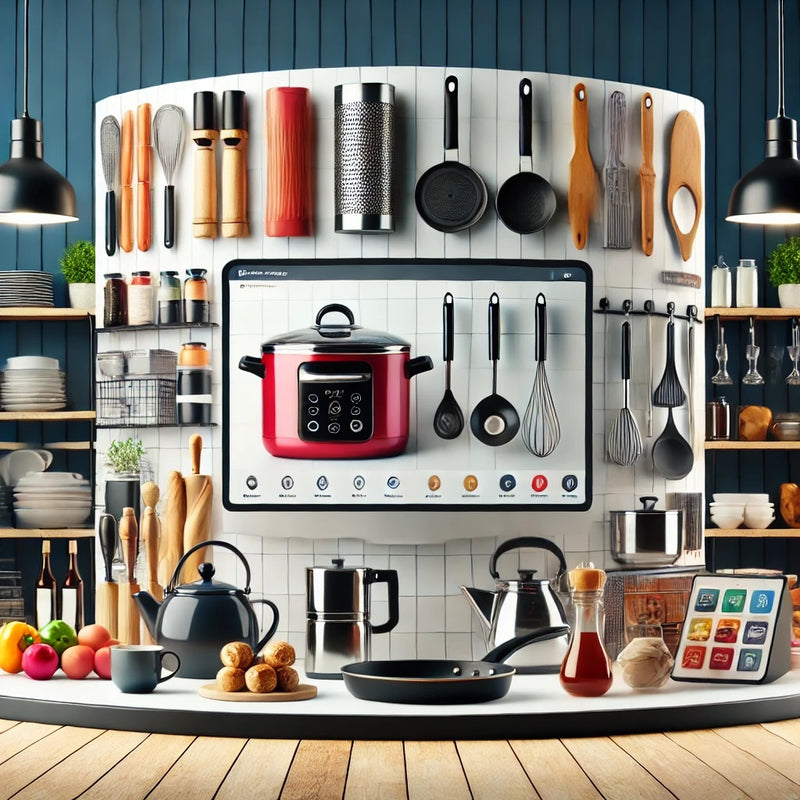 image of a kitchen showing kitchen items