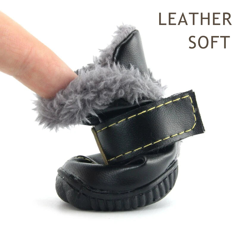 PETASIA Pet Dog Furry Shoes