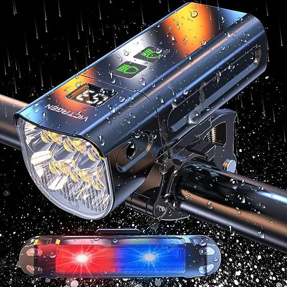 Waterproof Bike Light Set