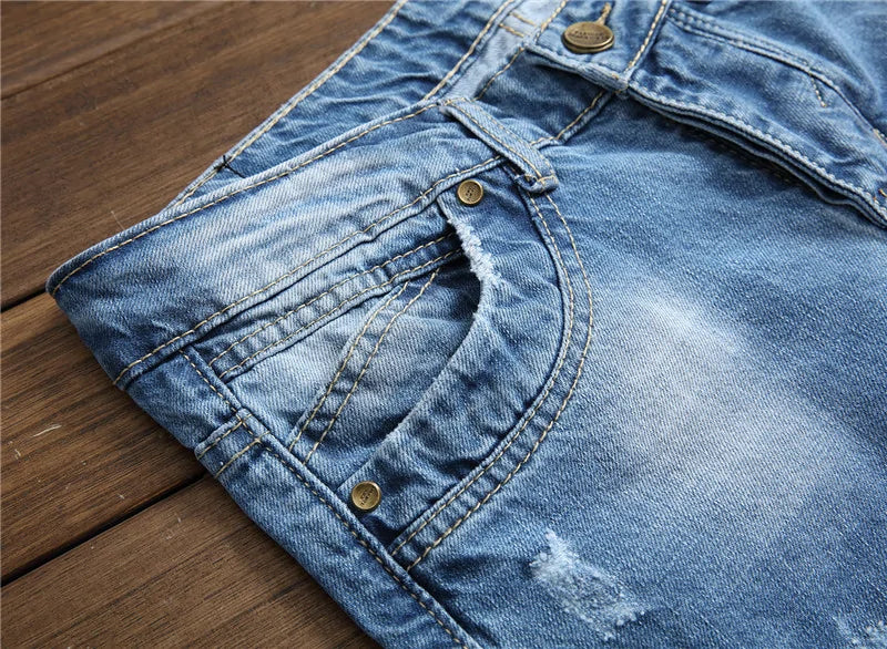 Slim Fit Torn Jeans