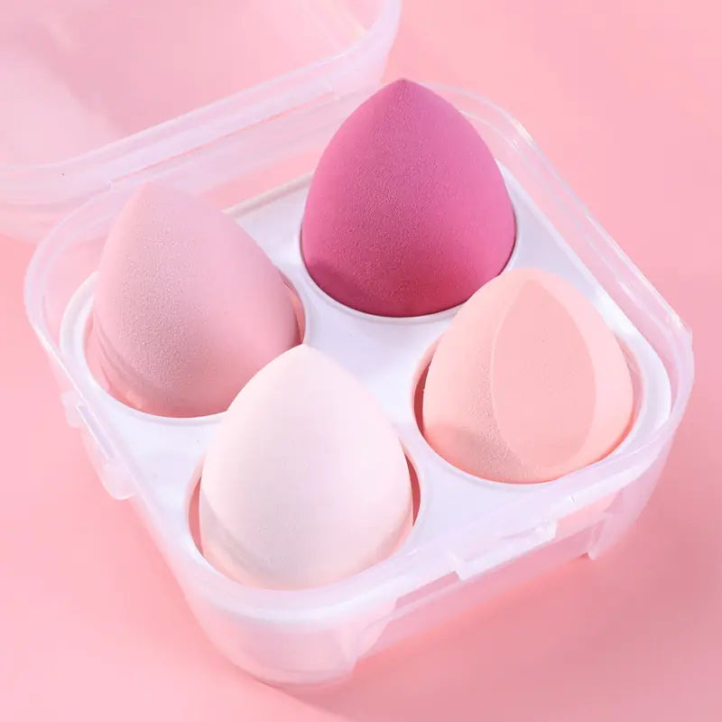 4-Piece Makeup Sponge Set for Even Coverage