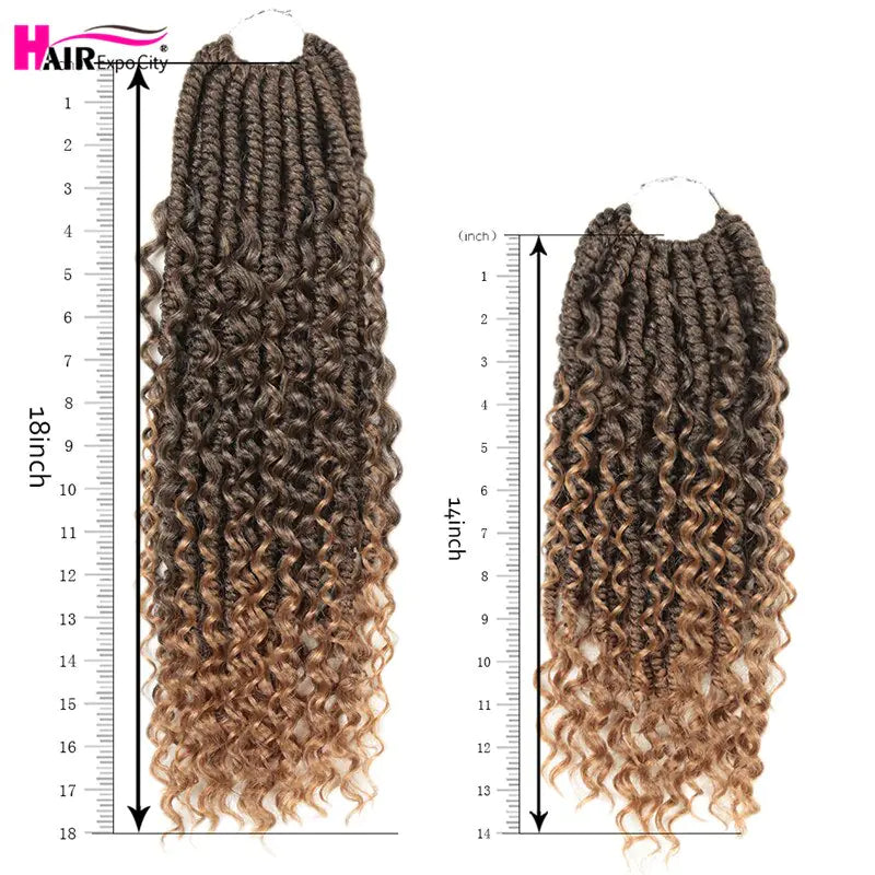 "Side view of Air Goddess Braid Hair Extension"