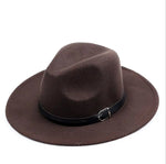 Women's Wide Brim Fedora Hat