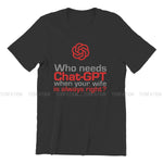 Wife Hip Hop Chat GPT T-Shirt