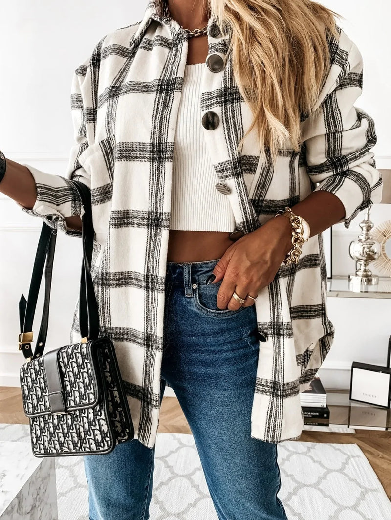 Layer Up in Style with This Plaid Overshirt