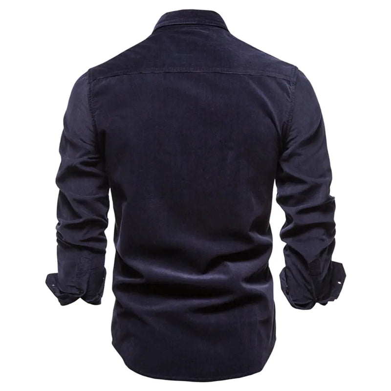 Casual Corduroy Dress Shirt