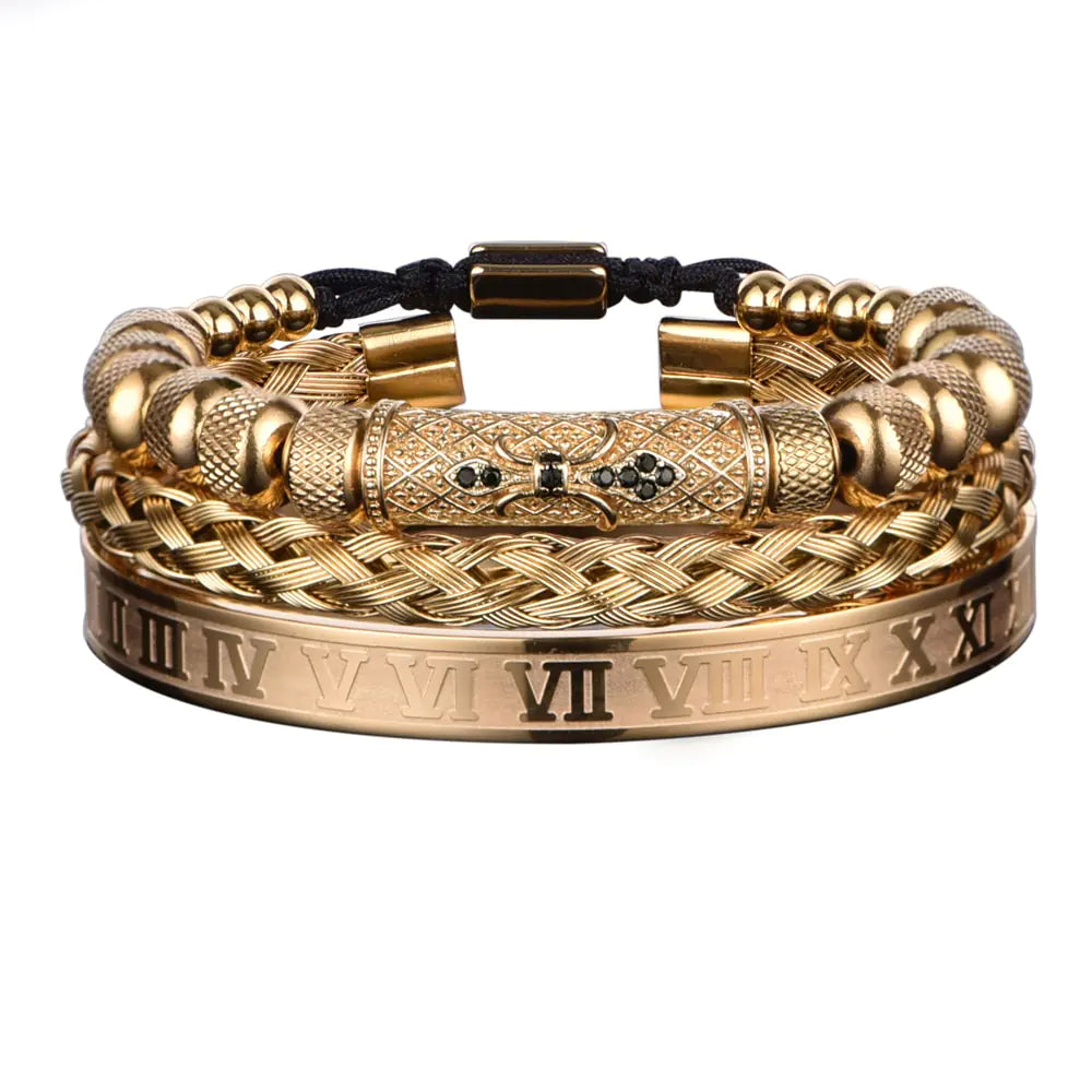 Men's Roman Numbers Fashion Bracelet