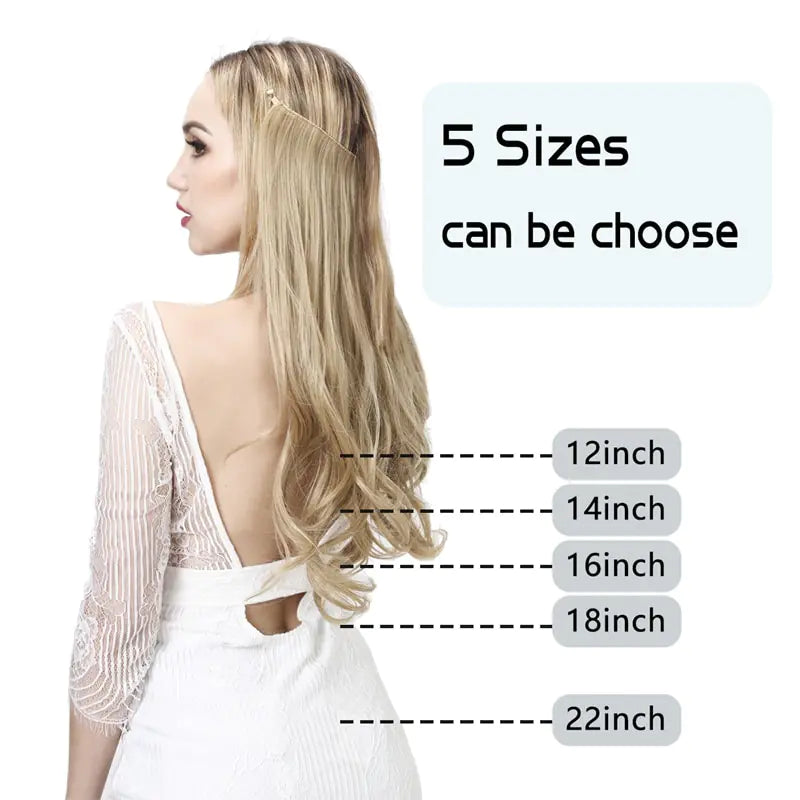 No Clip-In Synthetic Hair Extensions