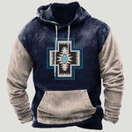 Tribal Western Patchwork Sweatshirt