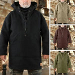 Men's Mid-Length Hooded Medieval Jacket