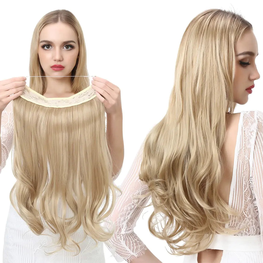 No Clip-In Synthetic Hair Extensions