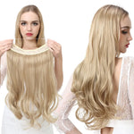 No Clip-In Synthetic Hair Extensions