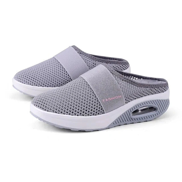 Lightweight Walking Shoes Slip-On Mesh Sneakers Trainers