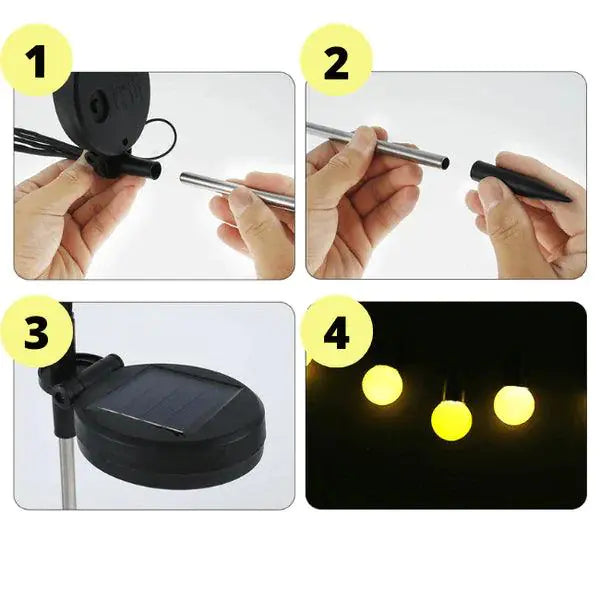 LED Flickering Garden Lights