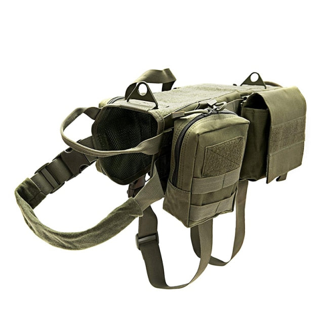 STOMART.CO.UK Tactical Military Dog Harness Dogs Free Text