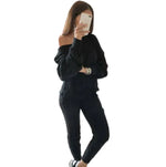 Trendy Women's One-Shoulder Sweater