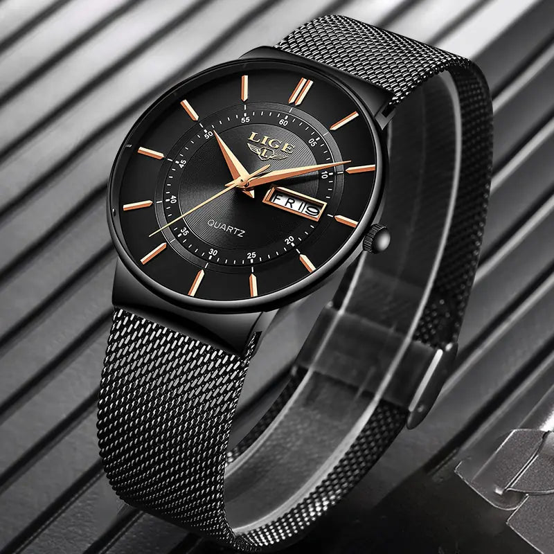 Men's Top Brand LIGE Luxury Watch