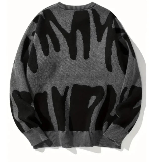Men's Stylish Crew Neck Knit Sweater
