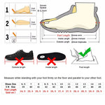 Ventilated Fitness Trainers Siz Chart