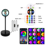 Sunset Projection Multicolour Night Light