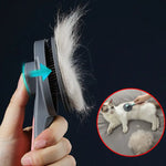 Pets Cat Dog Puffy Fur Comb Brush