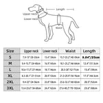 Dog Clothes Luxury Winter Jacket Size Chart