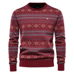 Cotton Sweater with Spliced Detailing