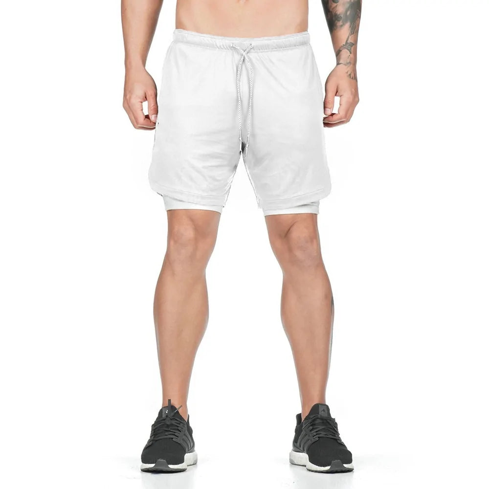 2 in 1 Running Shorts  Pocket Lining