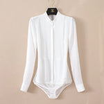 Women's Chiffon Blouse Bodysuit
