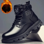 Men's Classic Leather Slip-On Footwear